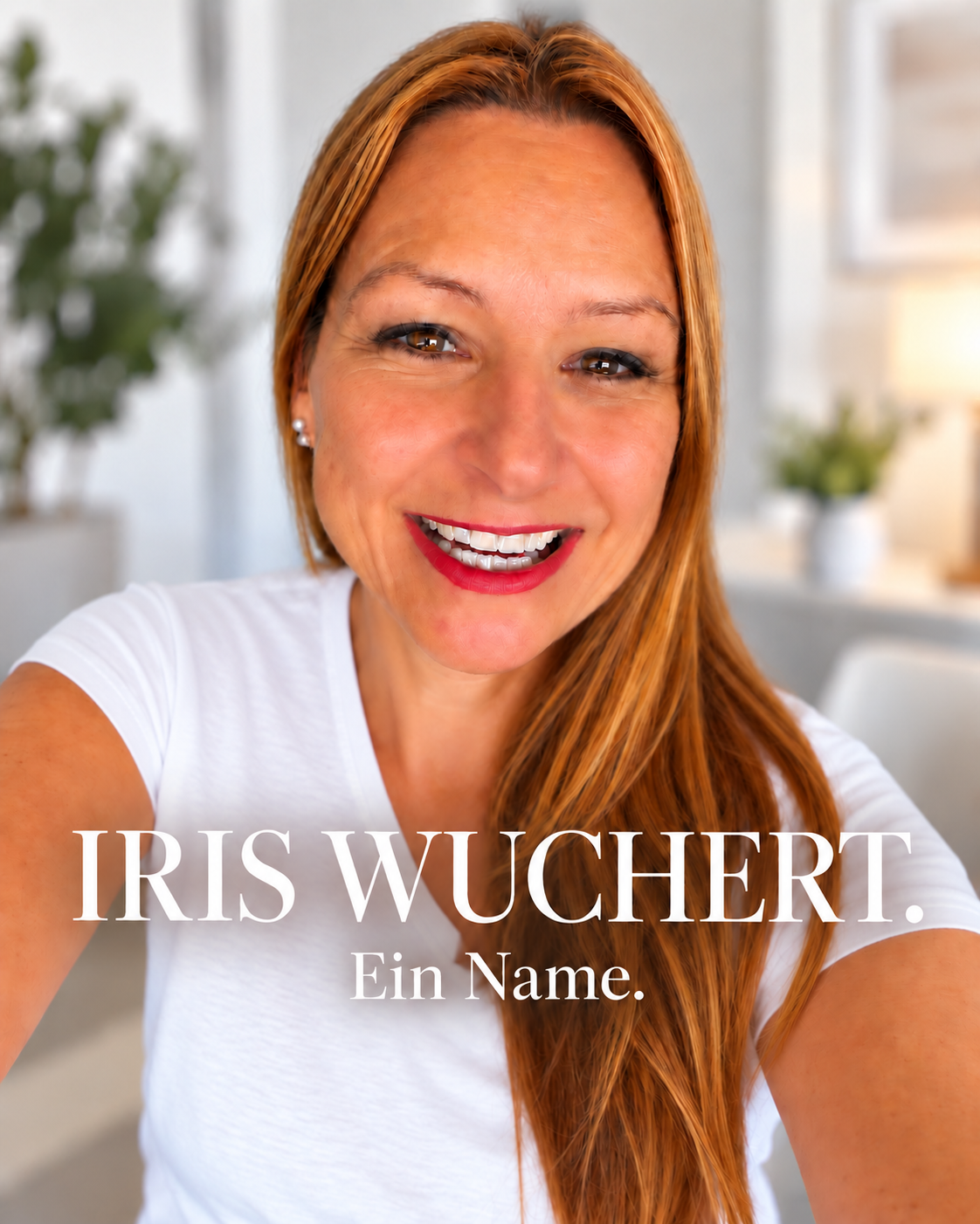 Iris Wuchert, Gründerin und Gastgeberin des Circle, lächelt in die Kamera